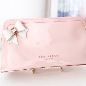 Ted Baker Pink Cosmetic Bag with Bow